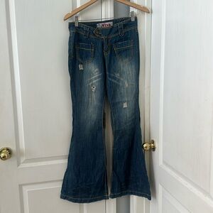 1st Kiss Dark Wash Flare Jeans - Size 7